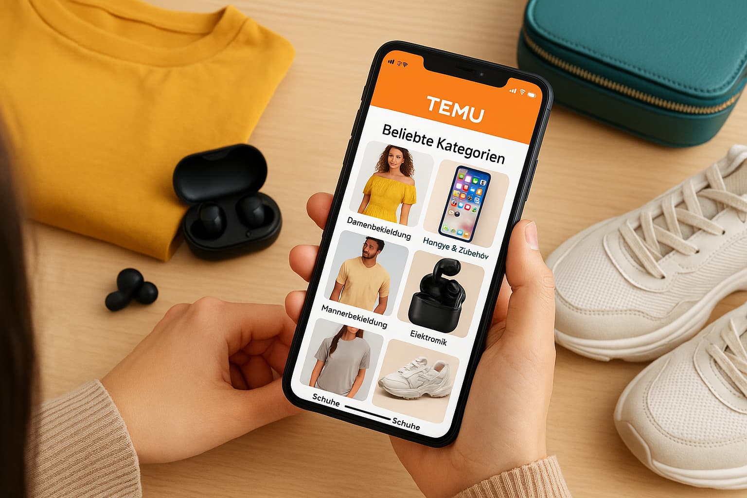 Beliebte Kategorien auf Temu: Trends, Auswahl, Highlights