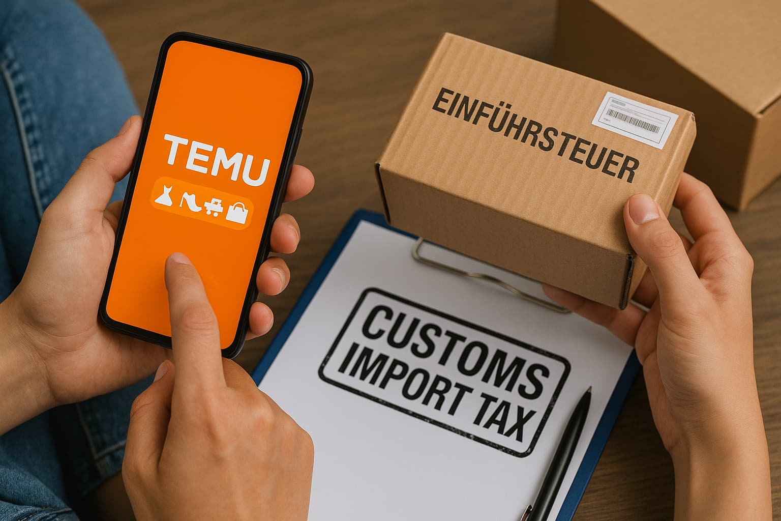 Temu-Einfuhrsteuer und ihre Auswirkungen auf Käufer